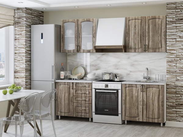 Кухонный Гарнитур Бельгия МДФ 1600 мм