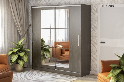 Шкаф-Купе Барселона №208 Разные Цвета (Д-1500/1700/2000 х  В-2200 х Г-600 мм)