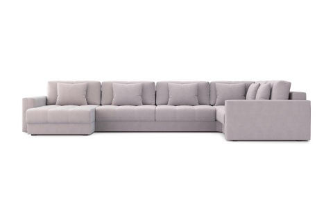 Диван п-образный тик-так Монарх бежевый